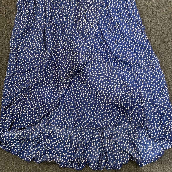 Tiare hawaii polka dot blue and white maxi dress with a cross over TAGS ON!! - Picture 2 of 4